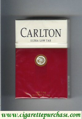 Carlton ultra low tar cigarettes